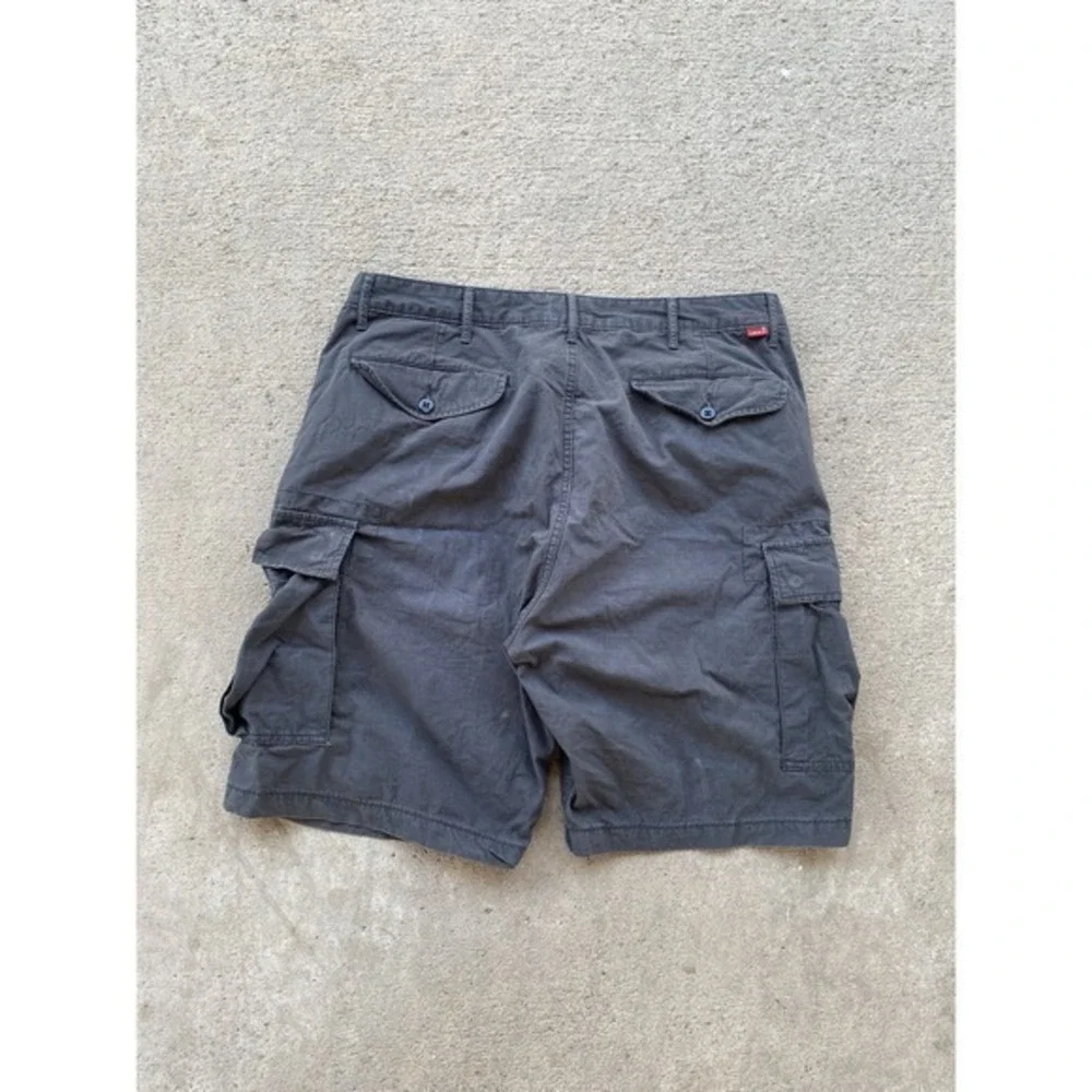 Levis Cargo Shorts Mens 38 Gray Ripstop Utility Pockets Outdoors Classic Style‎